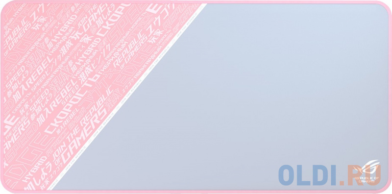 

Игровой коврик для мыши ASUS ROG Sheath PINK (900 x 440 x 3 mm, каучук, нетканый материал, cиликон, 90MP00K2-B0UA00)