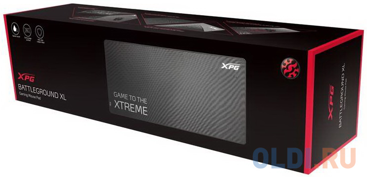 Игровой коврик для мыши XPG BATTLEGROUND XL (900 x 420 x 4 мм, CORDURA®, каучук) BATTLEGROUNDXL-BKCWW - фото 2