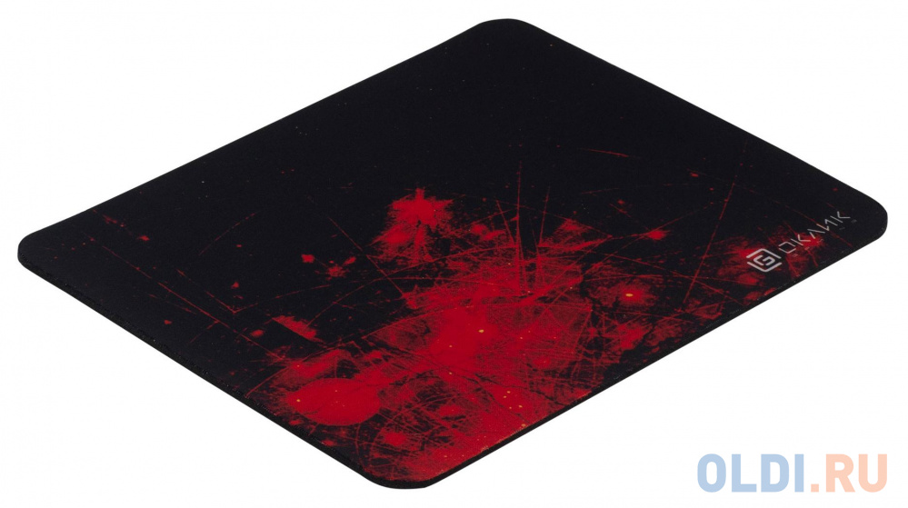 Коврик для мыши Оклик OK-F0252 рисунок/красные частицы 250x200x3мм - фото 2