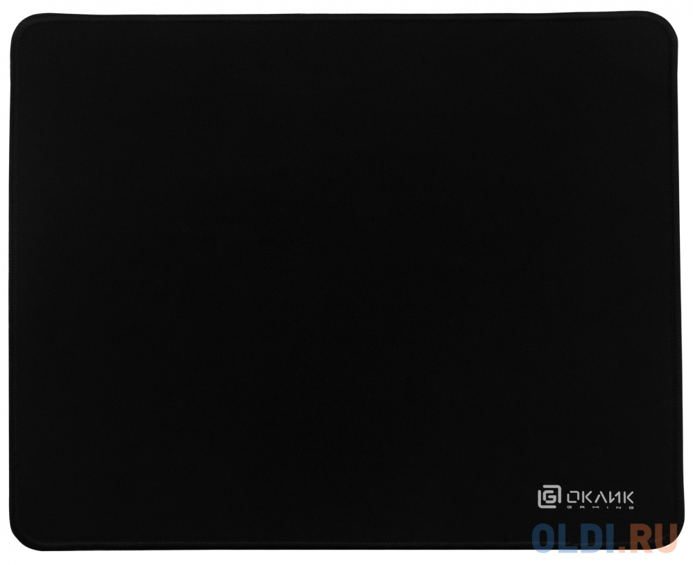 Коврик для мыши Оклик OK-F0351 черный 350x280x3мм коврик для мыши buro пластиковый 230х180х2мм