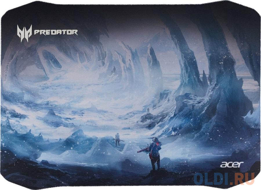 Коврик для мыши Acer Predator Ice Tunnel черный/синий NP.MSP11.006 - фото 1