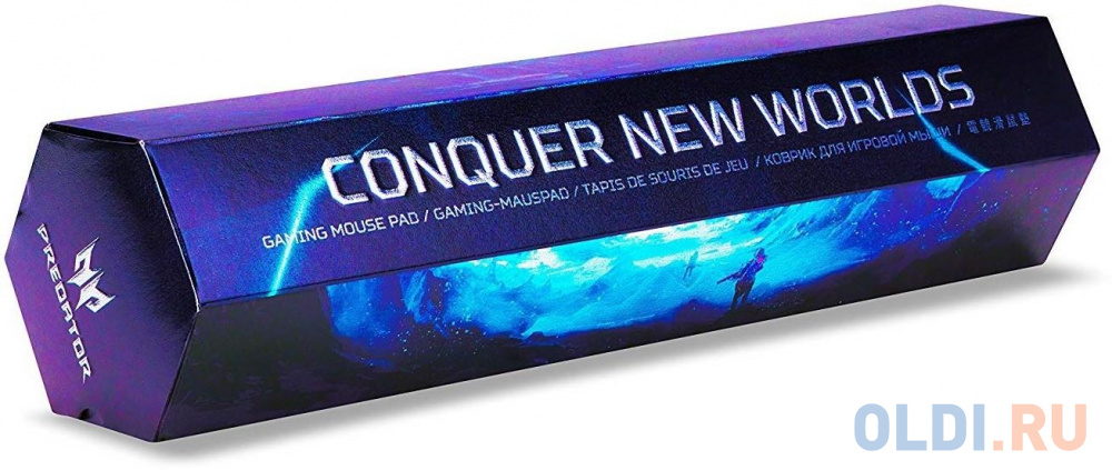 Коврик для мыши Acer Predator Ice Tunnel черный/синий NP.MSP11.006 - фото 2
