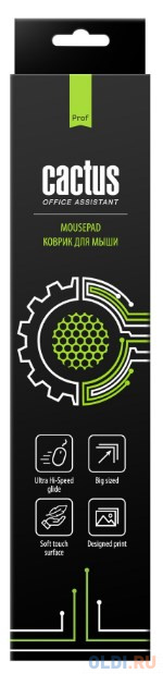 Коврик для мыши Cactus CS-MP-Pro02XL XL черный 400x300x3мм фото