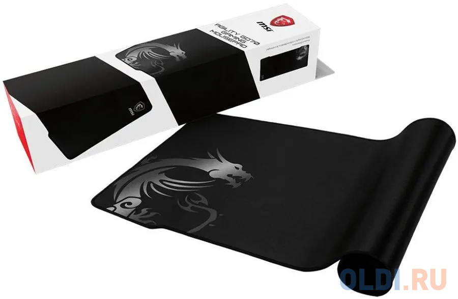 Коврик для мыши MSI AGILITY GD70 черный/рисунок 900x400x3мм, размер 900х400х3мм, цвет с рисунком - фото 4