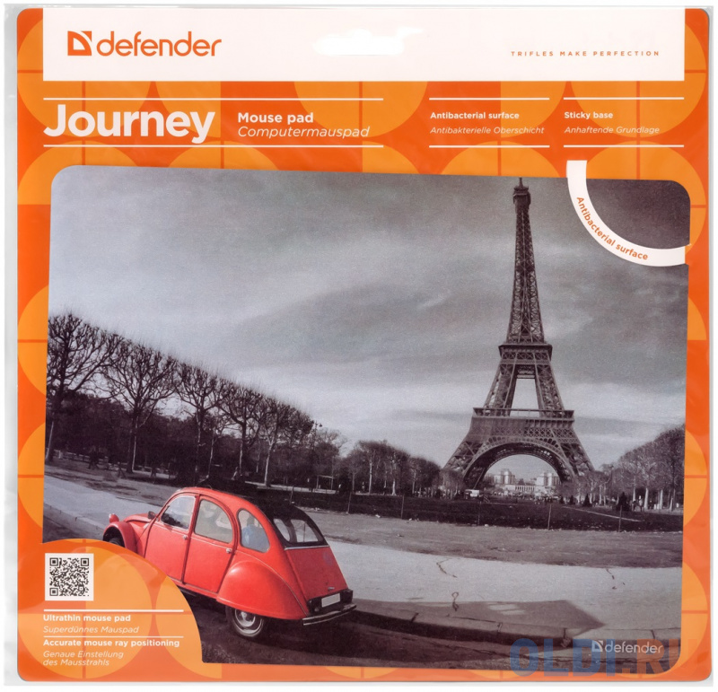 Коврик для мыши Defender Journey 240x190x0.4 мм, 6 видов фото