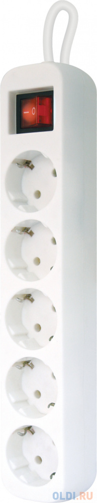 Удлинитель Defender S530 белый 3.0 м, 5 розеток сетевой фильтр defender dfs 155 5м 6 розеток white