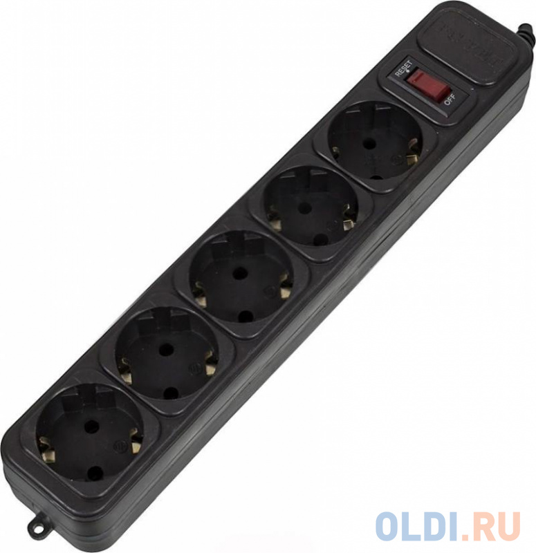 

Сетевой фильтр PCPet AP01006-E-BK 5 розеток 1.8 м черный, входная вилка IEC320