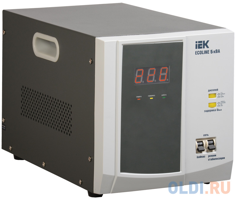

Iek IVS26-1-05000 Стабилизатор напряжения переносной серии Ecoline 5 кВА IEK
