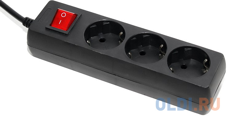 

5bites SP3B-118E Сетевой удлинитель SP3B-118E 3S / 3*0.75MM2 / 1.8M / BLACK, Черный