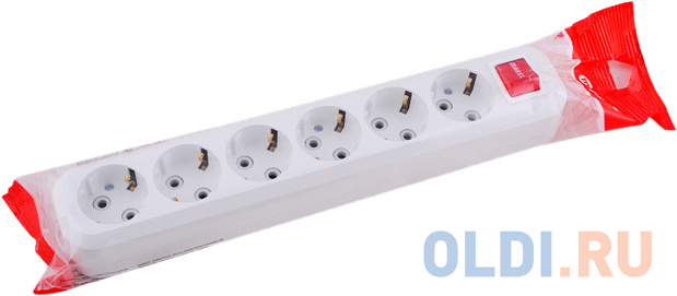 

Колодка Makel MGP231 6 розеток, Белый