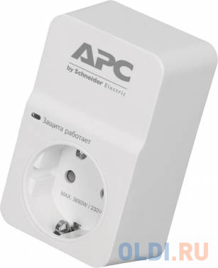 Сетевой фильтр APC PM1W-RS 1 1 розетка белый
