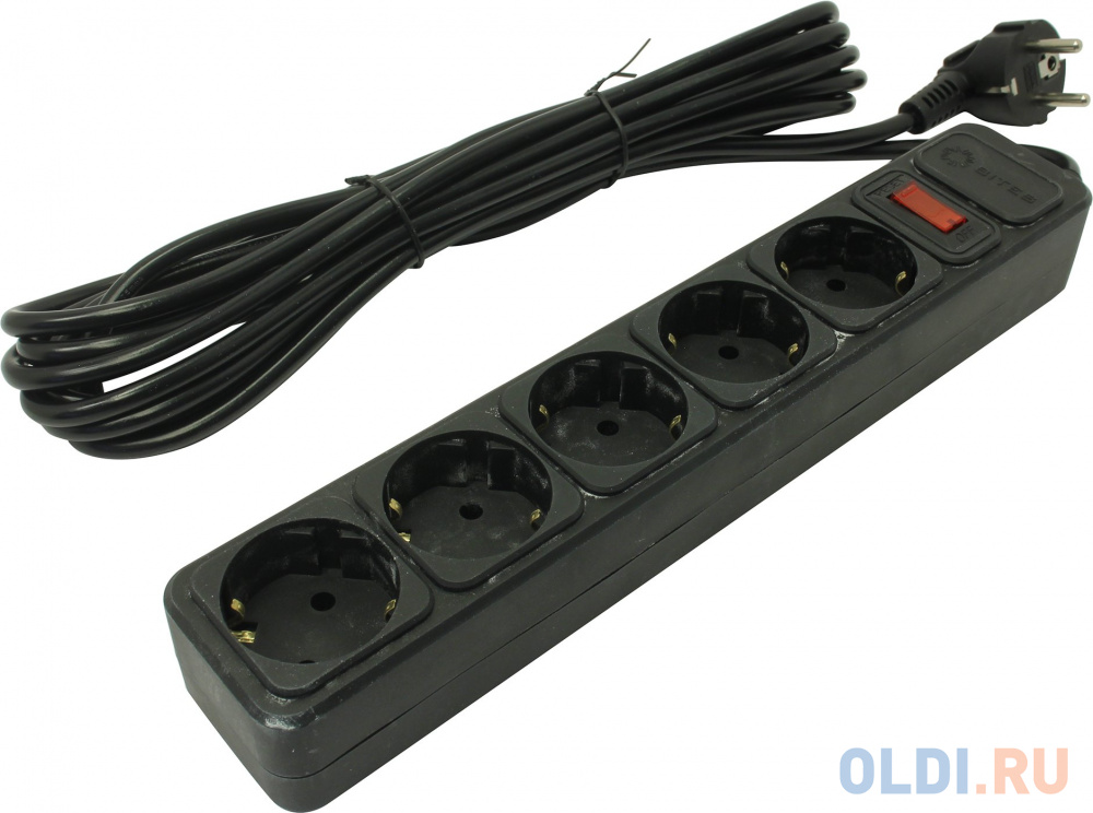 Сетевой фильтр 5bites SP5B-150 5 розеток 5 м тестер кабеля 5bites ly ct013 для тестирования utp stp bnc tel