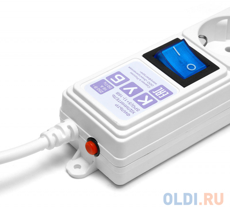 Сетевой фильтр Power Cube SPG(5+1)-16B-3М 6 розеток 3 м белый Сетевой фильтр Power Cube SPG(5+1)-16B-3М 6 розеток 3 м белый фото