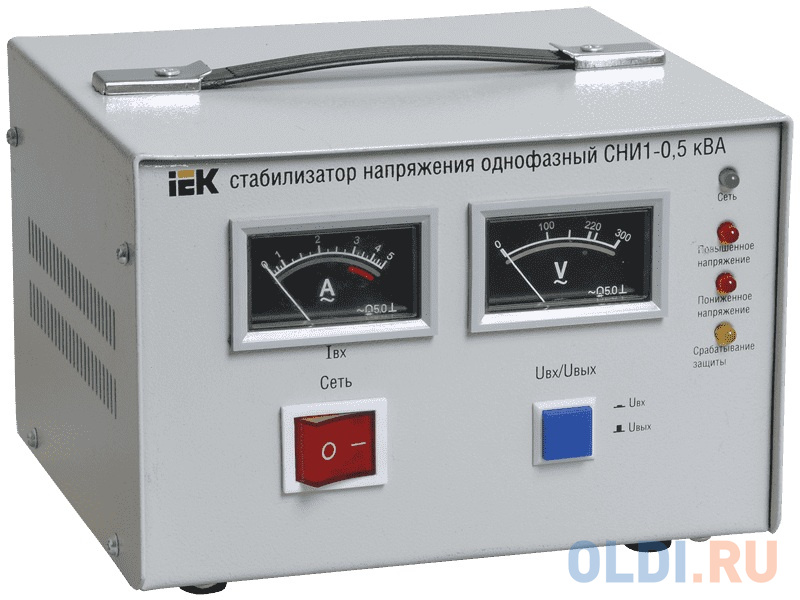 Iek [IVS10-1-00500] Стабилизатор напряжения СНИ1-0,5 кВА однофазный ИЭК