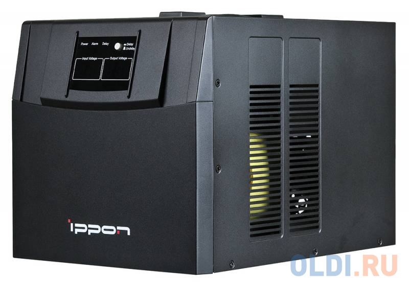Стабилизатор напряжения Ippon AVR-3000 4 розетки черный фото