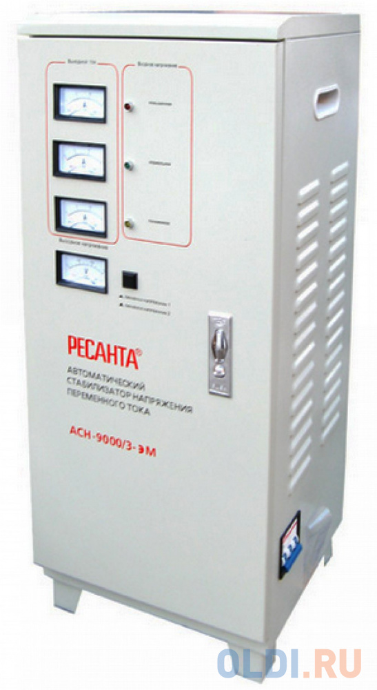 Стабилизатор напряжения Ресанта ACH-9000/3-ЭМ серый