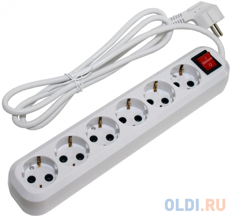 

Сетевой фильтр 5bites SP6W-330 6 розеток 3 м, Белый