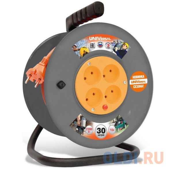 

Удлинитель Universal ВЕМ-250 4 розетки 30 м
