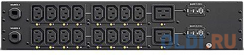 Блок распределения питания с управлением PDU32SWHVCEE18ATNET (2U), вход IEC60309 32A x 2, выход 20А, 16 розеток C13, 2 розетки C19 Блок распределения питания с управлением PDU32SWHVCEE18ATNET (2U), вход IEC60309 32A x 2, выход 20А, 16 розеток C13, 2 розетки C19 фото