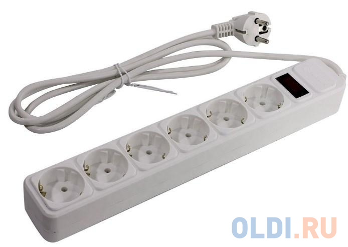 

5bites SP6W-130 Сетевой фильтр 6S / 3*0.75MM2 / 3M / WHITE