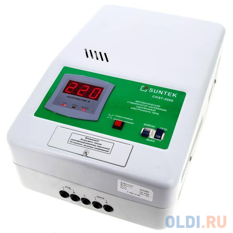 

Стабилизатор напряжения SUNTEK SR5000 5000ВА