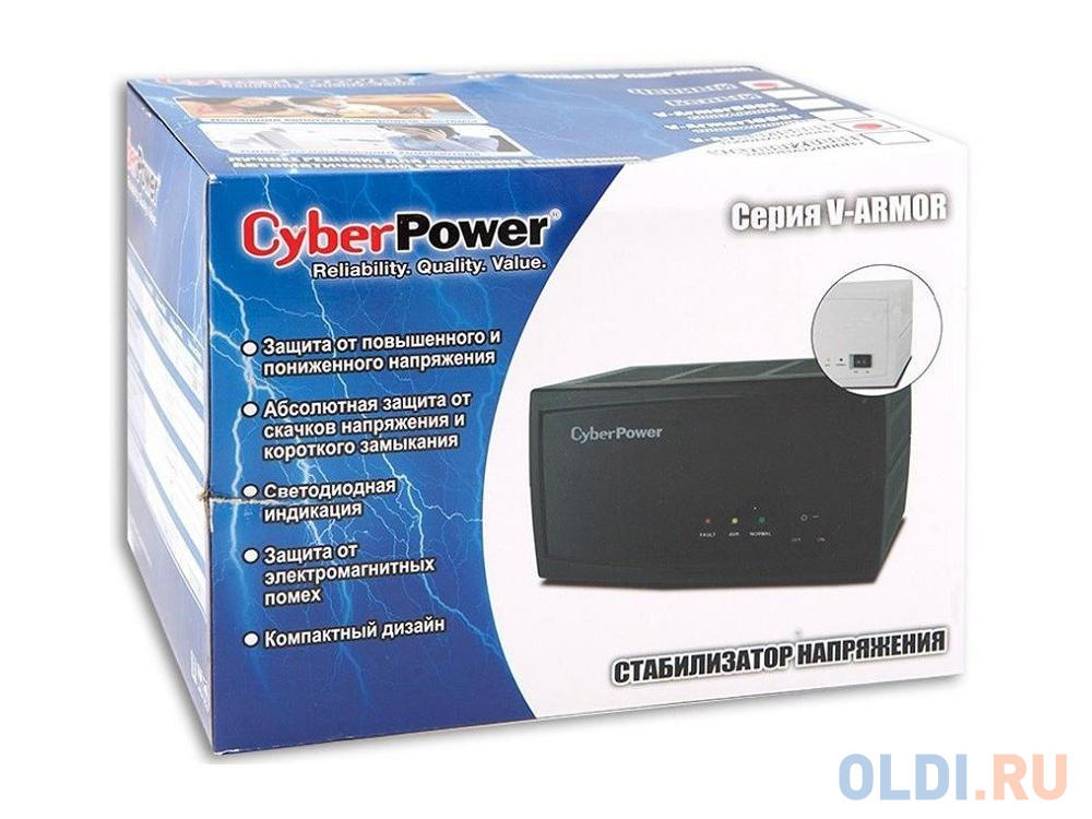Стабилизатор напряжения Cyber Power AVR 1500E 1500Вт