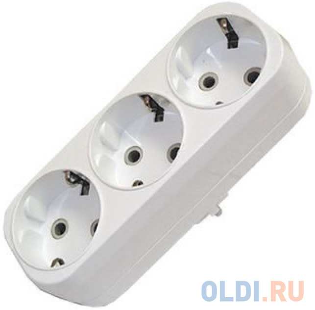 

Тройник TDM SQ1806-0033 3 розетки
