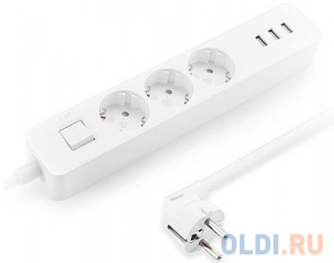 

Адаптер Xiaomi XMCXB04QM 3 розетки 3xUSB 1.4 м