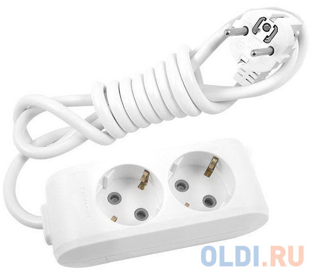 

Удлинитель Panasonic WPTC42122WH-RES 2 розетки 5 м
