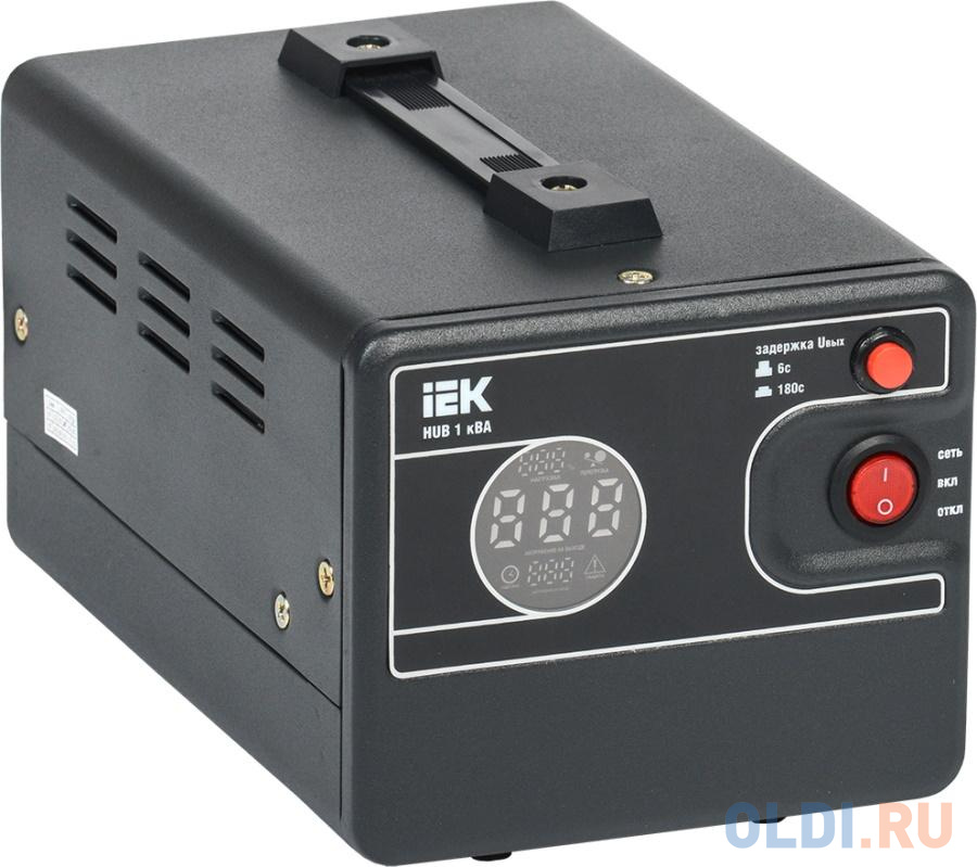 Стабилизатор напряжения IEK IVS21-1-001-13 1 розетка - фото 1
