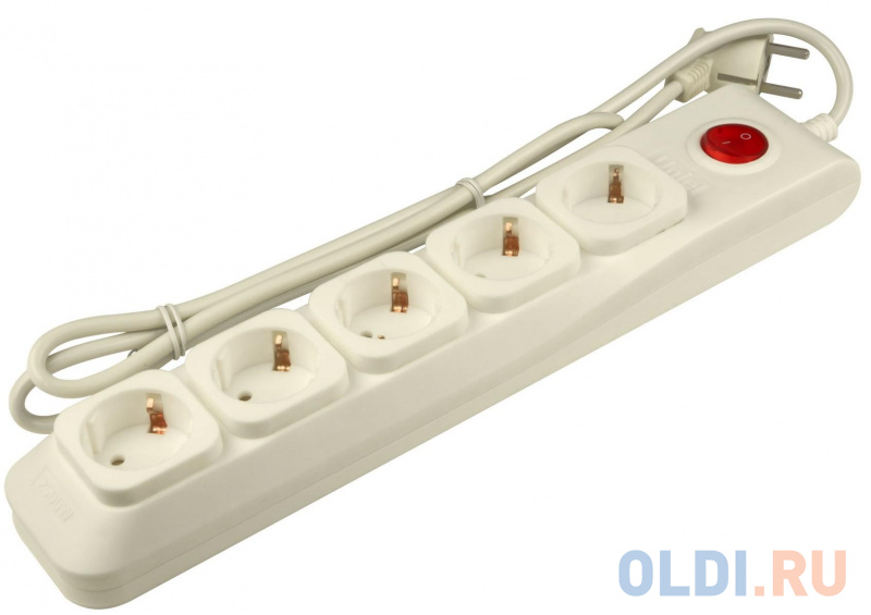

S-GSL5-3 IVORY Cетевой фильтр серии Lux, 3м (Пвс 3*0,75), 5 гнезд, с/з. 10А. Защита от перенапряжения, короткого замыкания. TM Uniel., шк 469048508972, Бежевый