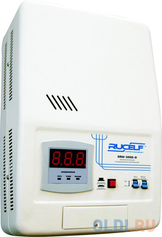 Стабилизатор напряжения Rucelf SRW-5000-D стабилизатор напряжения ресанта асн 5000 1 эм