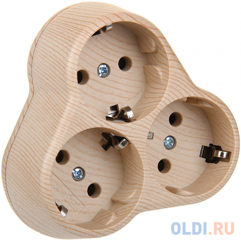 

Тройник Tdm SQ1806-0077 3 розетки