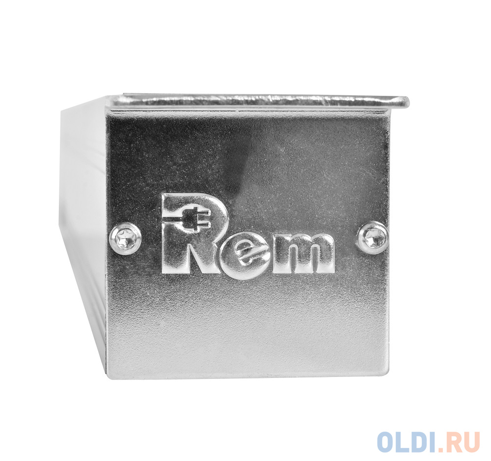ЦМО Блок розеток Rem-10 без шнура с выкл., 3 Schuko, вход IEC 60320 C14, 10A, алюм., 10" (R-10-3S-V-220-Z) фото