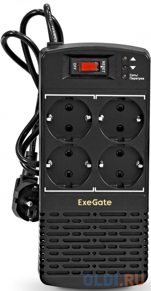 Стабилизатор напряжения Exegate Power AD5000-800 4 розетки 1 м фото