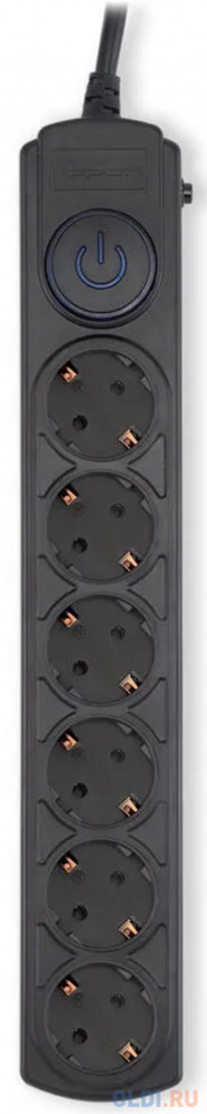 Сетевой фильтр Ippon BK-6-EU-3-16-B, 3м, черный ибп ippon g2 euro 1080981 3000va