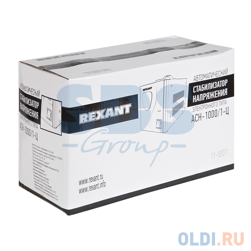 Стабилизатор напряжения Rexant АСН -1000/1-Ц 11-5001 - фото 4