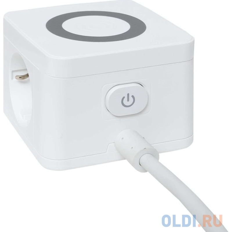 

EKF Удлинитель "Куб" 2 гнезда 3USB 2,4А+зарядное устройство 1,3 метра 1мм2 UBA-CUB-3-WC