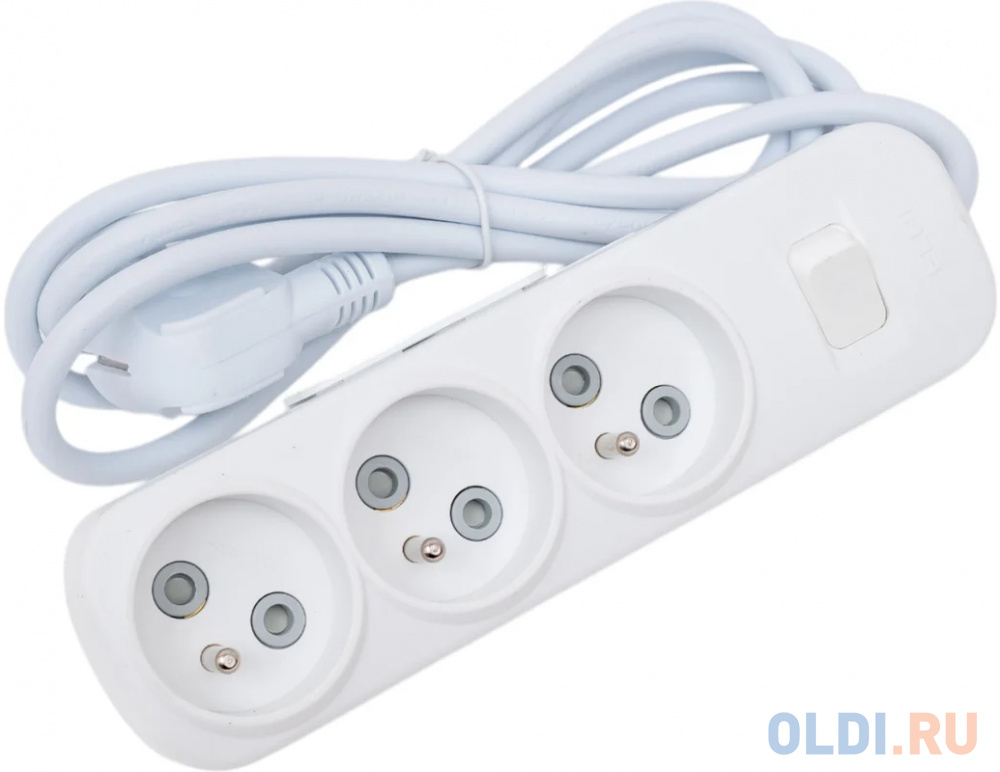 

ELBI Myra Удлинитель 3вх с защитными шторками с Вкл.UPS 2м (3x1) 527-010202-315