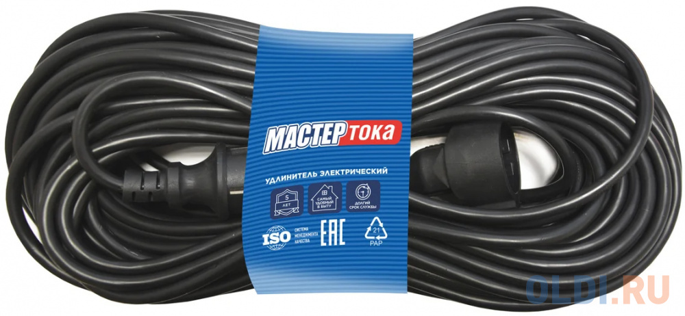 

Мастер Тока Удлинитель-шнур морозостойкий КГТТбм 3x1,5 черн 10м. с/з ВПК УШ0039