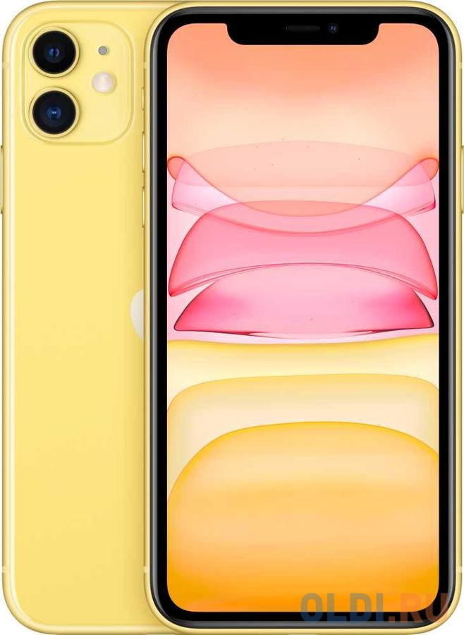Смартфон Apple iPhone 11 желтый 6.1