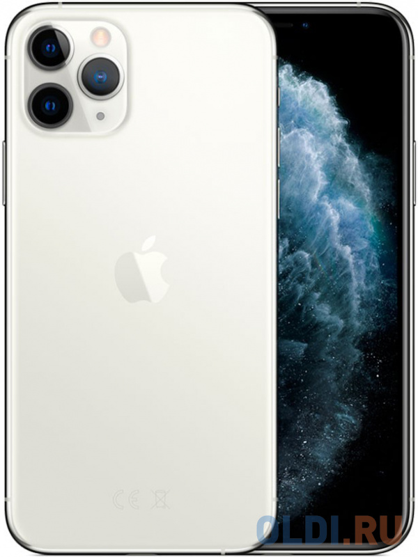 

Смартфон Apple iPhone 11 Pro серебристый 5.8" 256 Гб NFC LTE Wi-Fi GPS 3G Bluetooth MWC82RU/A