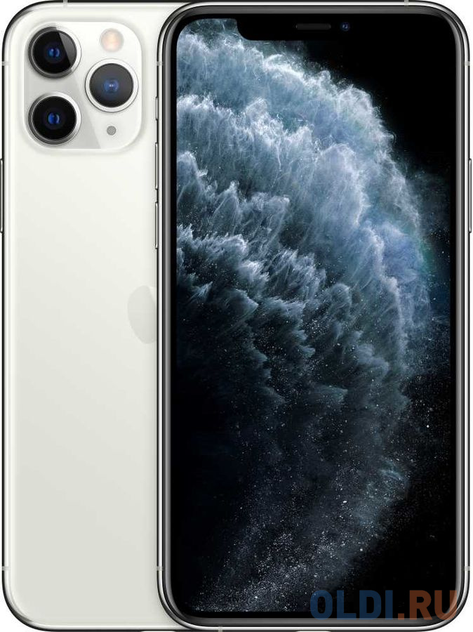 

Смартфон Apple iPhone 11 Pro серебристый 5.8" 512 Гб NFC LTE Wi-Fi GPS 3G Bluetooth MWCE2RU/A