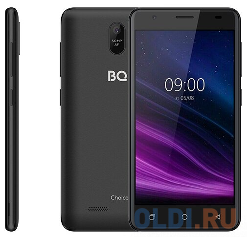 

Смартфон BQ 5016G Choice черный 5" 16 Гб Wi-Fi GPS 3G Bluetooth