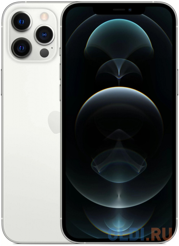 

Смартфон Apple iPhone 12 Pro Max 256 Gb Silver MGDD3RU/A, Серебристый