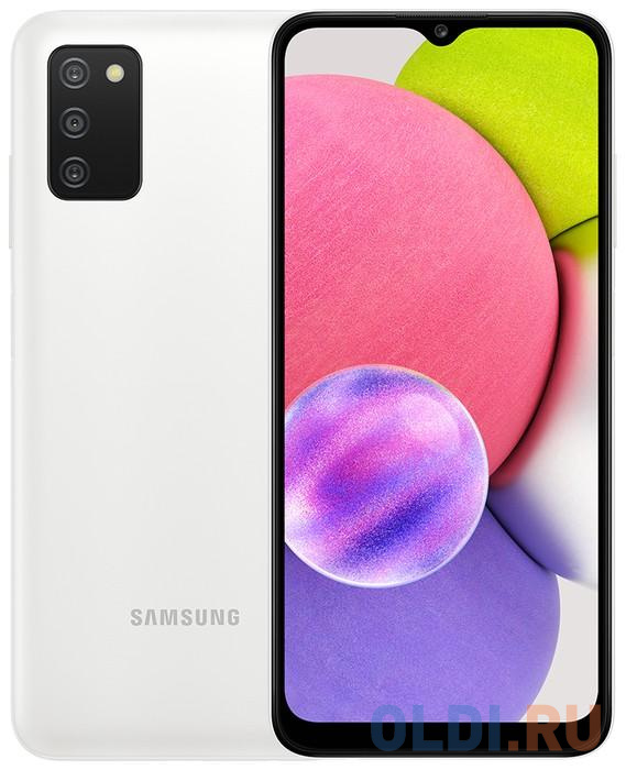 

Смартфон Samsung Galaxy A03s 32 Gb White SM-A037FZWDSE, Белый