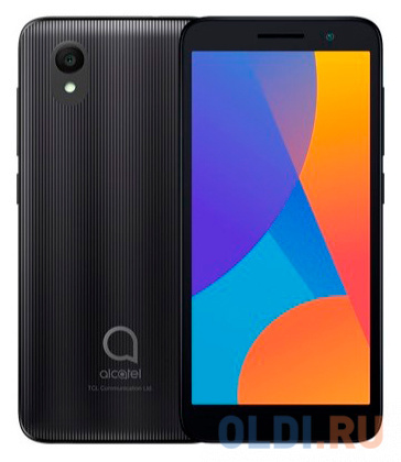 Смартфон Alcatel 5033FP 1 32Gb 1Gb черный моноблок 3G 4G 2Sim 5" 480x960 Android 11 5Mpix WiFi GPS GSM900/1800 GSM1900 FM A-GPS microSD max32Gb