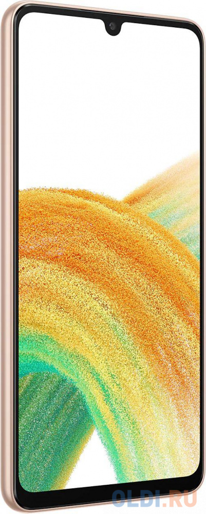 

Смартфон Samsung SM-A336E Galaxy A33 5G 128Gb 8Gb оранжевый моноблок 3G 4G 2Sim 6.4" 1080x2400 Android 12 48Mpix 802.11 a/b/g/n/ac NFC GPS GSM900