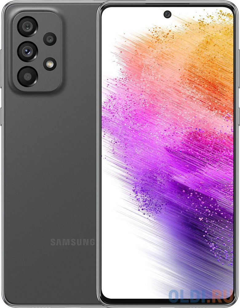 

Смартфон Samsung Galaxy A73 256 Gb Grey, Серый
