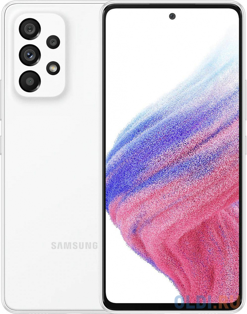 

Мобильный телефон GALAXY A53 5G 256GB WHITE SM-A536E SAMSUNG